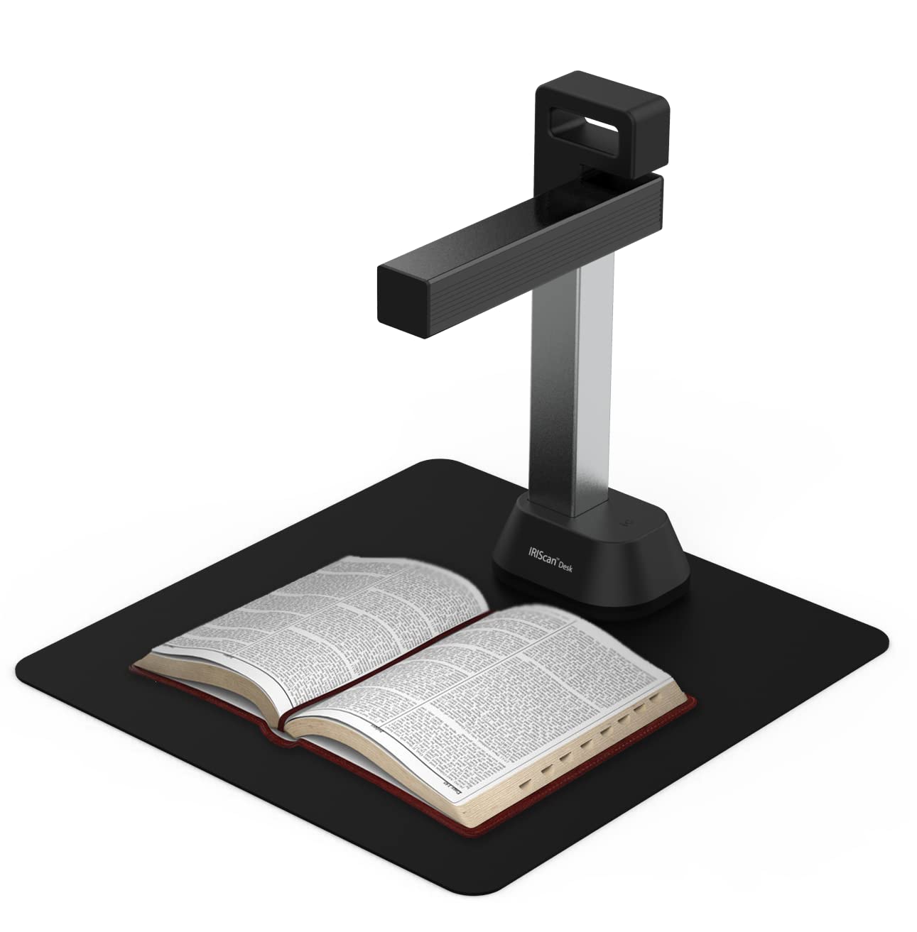 IRIScan Desk 6Document ScannerAutoFlatten Deskew Tech 12MP Camera Capture Letter Size 85x11inText to Speech 138 Languages OCRPDFSearchable PDFWordTiffExcelWindows MacOSSilver Grey