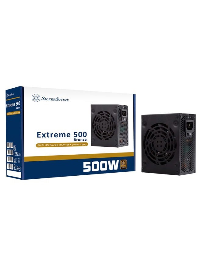 SilverStone Technology 500W Extreme 80+ Bronze SFX Power Supply (SST-EX500-B) - Image 1