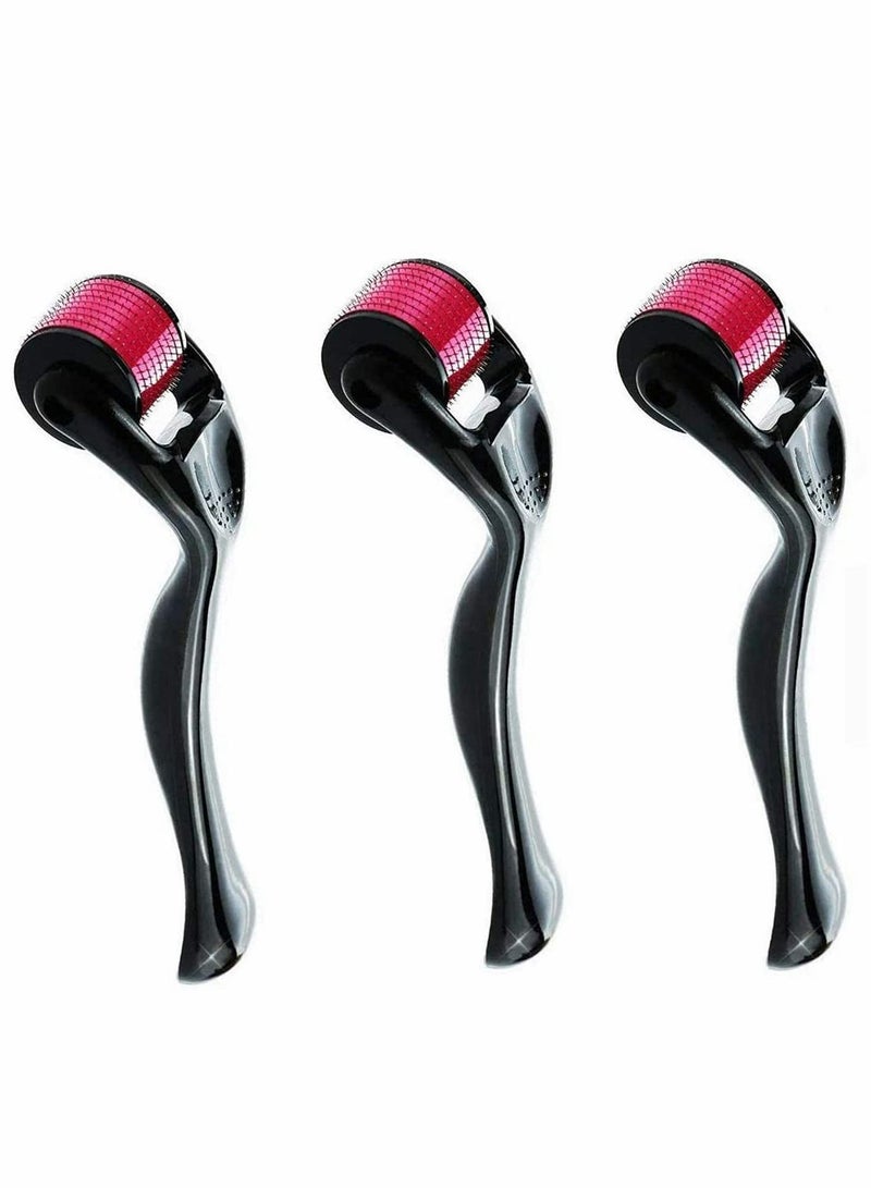 KASTWAVE Skin Roller Kit, Micro Needling System Was Use on Face, Eyes, Body to Reduce Wrinkles, Sun Damage, Dark Spots, Scars, Cellulite, set of 3 - Image 1