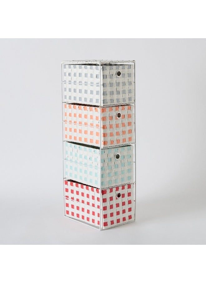 Home Box Hue 4-Drawer Storage Cabinet 64 x 18 x 25 cm  - Image 1