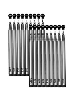 Jovitec STA Black Pigment Fineliner Ink Micro Pens Waterproof Black Pen Set for Art Sketching Writing, 18 Pieces  - Image 5