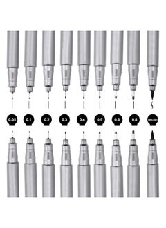 Jovitec STA Black Pigment Fineliner Ink Micro Pens Waterproof Black Pen Set for Art Sketching Writing, 18 Pieces  - Image 2
