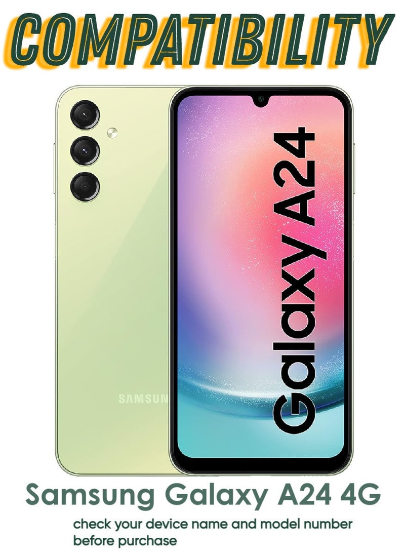 أكاليكس 4 قطع، حماية شاشة، لهاتف سامسونج جالاكسي A24 4G، جودة ممتازة. - Image 3