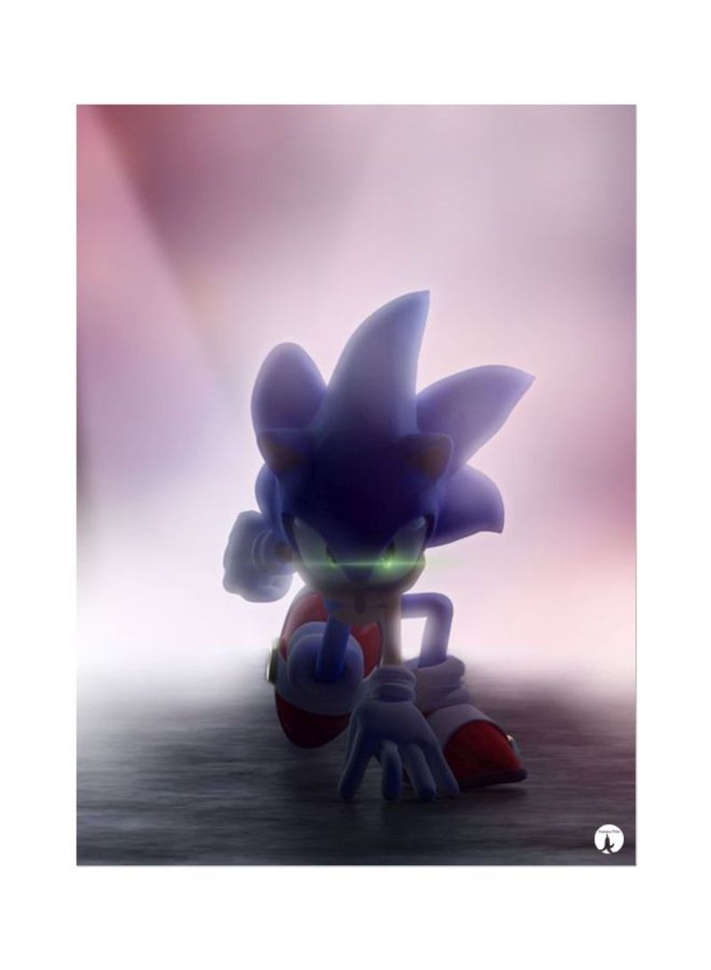 RKN Sonic Printed Mousepad Blue/Black/Red