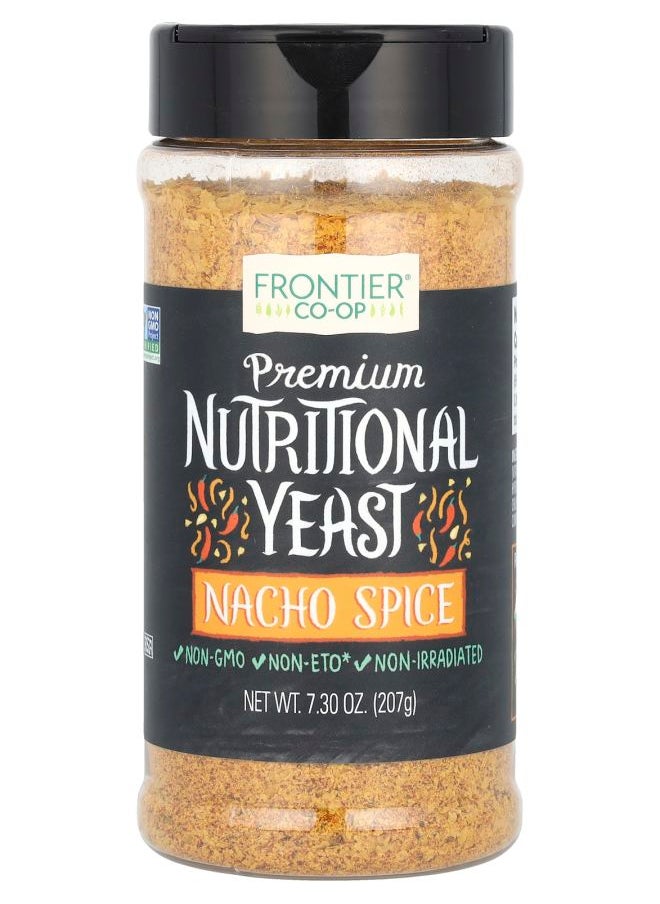 Frontier Co-op Premium Nutritional Yeast Nacho Spice 7.3 oz (207 g) 