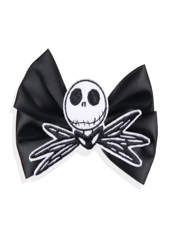 Bioworld The Nightmare Before Christmas Jack Skellington Hair Bow Hair Clip - Image 1