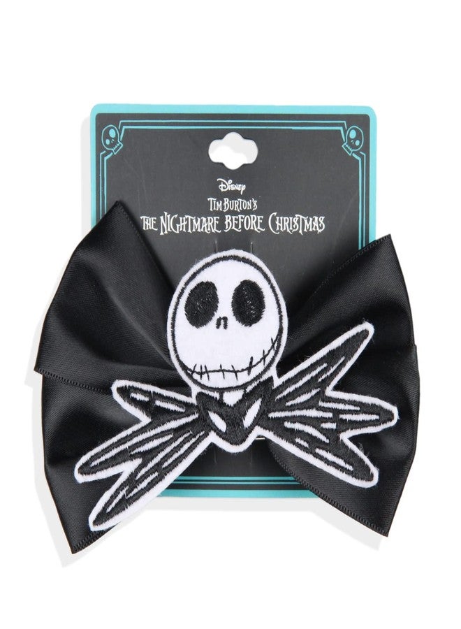 Bioworld The Nightmare Before Christmas Jack Skellington Hair Bow Hair Clip - Image 3