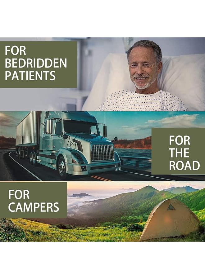 Excefore Travel Toilet Urinal Bottles Urinal Pee Bottle With Funnel And Spill Proof Screw Lid Unisex Portable Urine Bottle Emergency Toilet For Car Travel Camping 1000Ml - Image 3