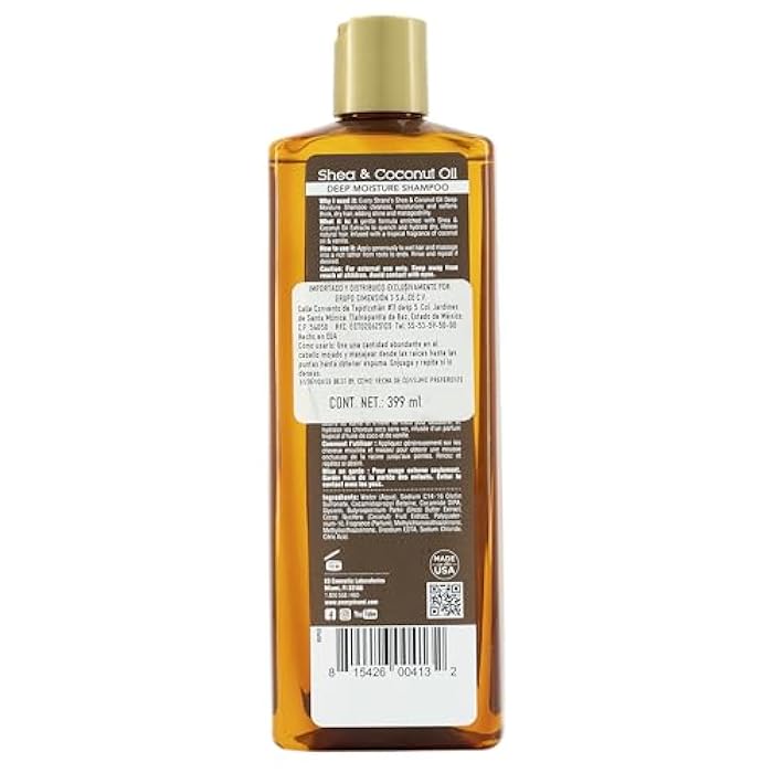 Every Strand Shea & Coconut Oil Deep Moisture Shampoo, 13.5 Oz - Image 3