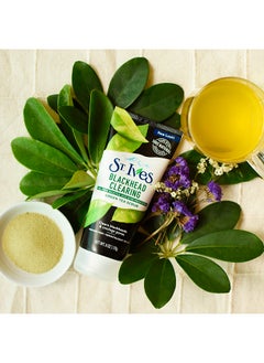 ST. Ives Blackhead Clearing Green Tea Face Scrub White 170grams  - Image 2