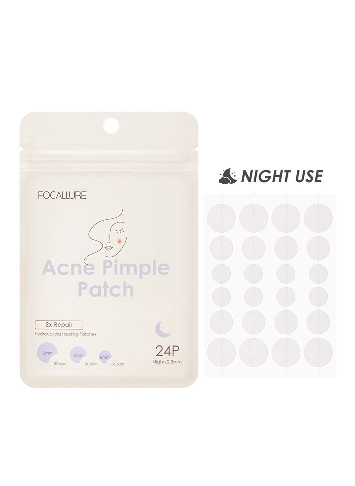 FOCALLURE - Invisible Acne Pimple Patch for Night Use 2 Pcs - Image 1