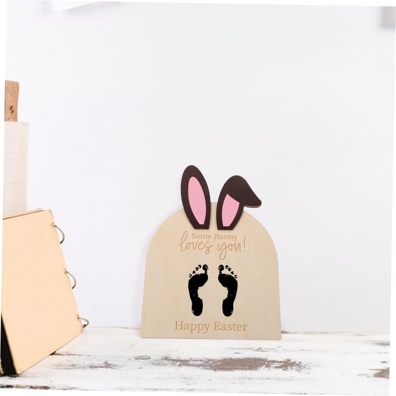 Global mainstream design picks Toddmomy Footprint Keepsake Frame Bunny-themed Wooden Ornament for Newborns for Easter Nursery Decor and Showers Capture Craftsmanship Consistent steady quality Multi usage UV resistant Light & sturdy Assorted trendy color picks Yearly optimized delivery route Modern warehouse management Leakproof sealed Diverse operation compatible Multiple design variants Low maintenance Multi-demand compliant quality New residential zone delivery General need oriented design Gulf climate fit Fault optimized construction Universal design Workday cycle fulfillment Climate adapted upgraded quality Updated modern design Systematic nationwide ship KSA local stock All-scene tailored quality Solid anti-deform - Image 4