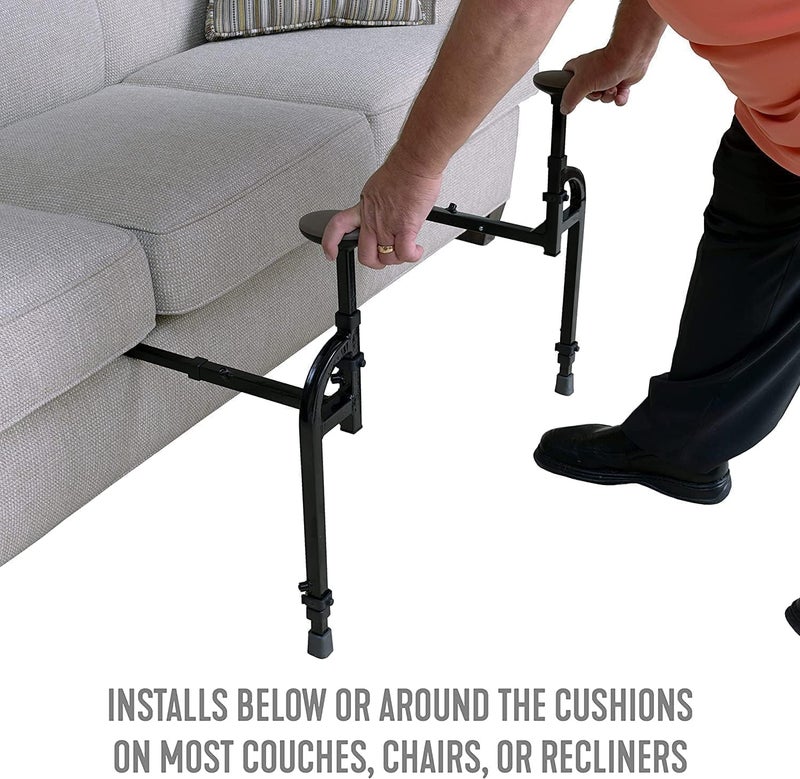 Stander Heavy Duty EZ Stand-N-Go, Bariatric Chair Lift Assist for Elderly, Grab Bar Standing Handle for Seniors, Daily Living Mobility Aid - Image 3