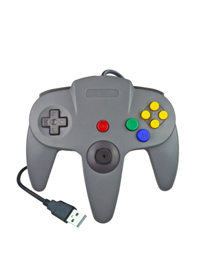 N64 Controller Usb Wired Gamepad For Pc Mac Compatible Wireless Trigger Button Type None Interface Type Usb Gaming Controllers-Product Color:Transparent Green  - Image 5