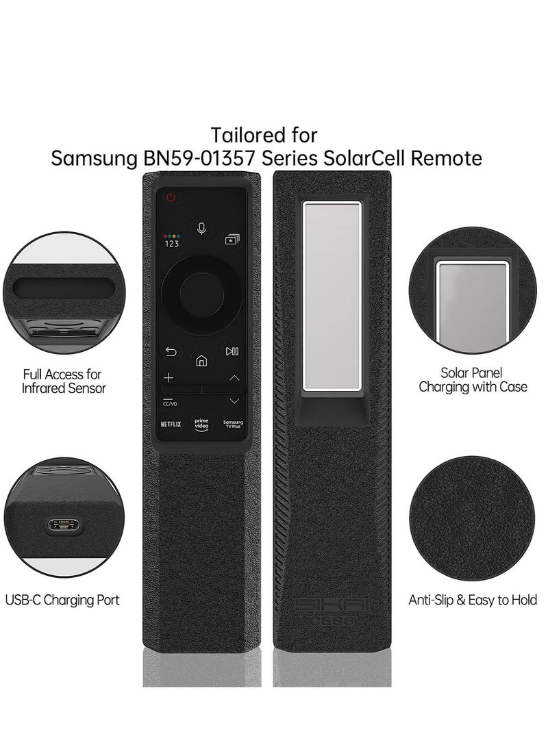 Captaintech Silicone Case Remote Control Azonee Cover for Samsung Solar Cell 2021 Protective for BN59-01357 Series BN59-01357A / BN59-01357B / BN59-01357D / BN59-01357F Sleeve Protector Skin - Image 2