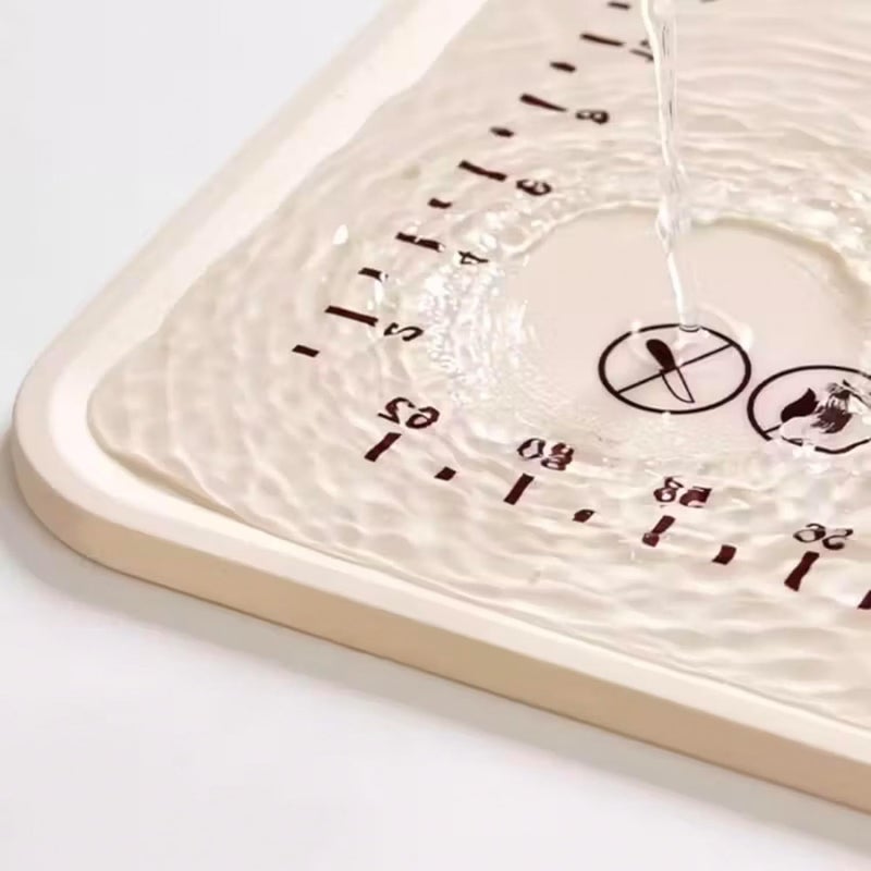 PureBake حصيرة خبز سيليكون كبيرة 50x40 سم، سميكة جداً، غير لاصقة ومضادة للانزلاق لعجن العجين مع حواف قياس، ارتفاع متزايد، خالية من BPA، للبيتزا، الكعك، الفطائر، فرد العجين - بيج - Image 5