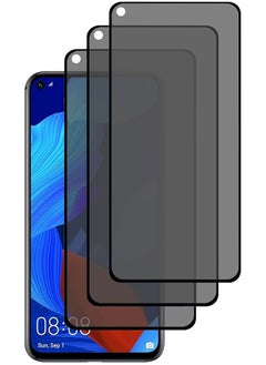 3 Pack For Huawei Nova 5T Privacy Screen Protector Anti Spy Tempered Glass Film 9H Tempered Glass Screen Replacement Anti Peep Screen Protector Film For Huawei Nova 5T Privacy