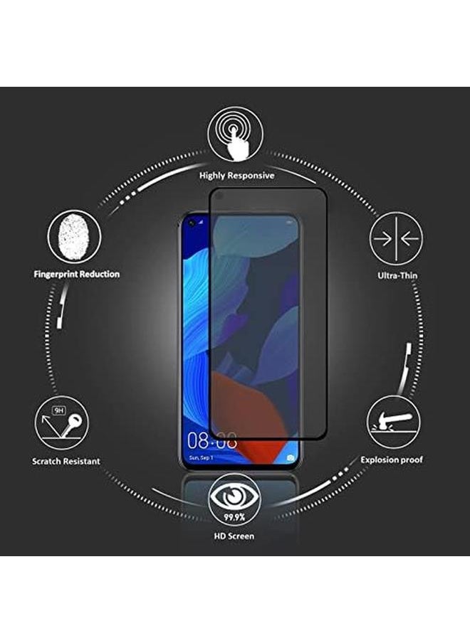 erorex - 3 Pack For Huawei Nova 5T Privacy Screen Protector Anti Spy Tempered Glass Film 9H Tempered Glass Screen Replacement Anti Peep Screen Protector Film For Huawei Nova 5T Privacy - Image 1