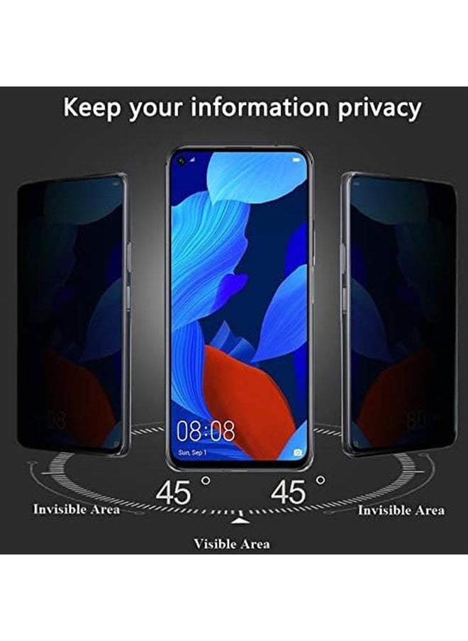erorex - 3 Pack For Huawei Nova 5T Privacy Screen Protector Anti Spy Tempered Glass Film 9H Tempered Glass Screen Replacement Anti Peep Screen Protector Film For Huawei Nova 5T Privacy - Image 1
