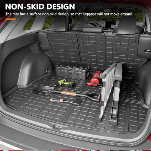 powoq Cargo Mat Compatible with 2019-2025 Toyota RAV4 Backrest Mat Cargo Liner Trunk Liner Replacement for 2019-2024 2025 Toyota RAV4 Accessories - Image 4