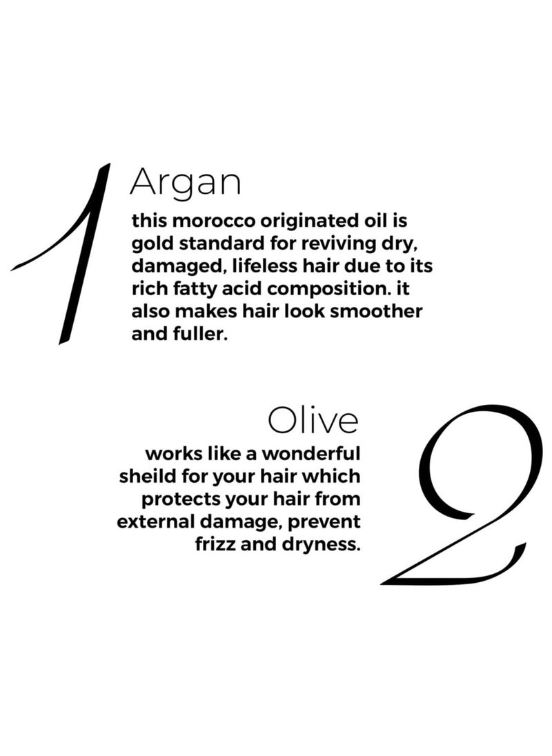 BRILLARE Argan Hair Oil, with the Goodness of Olive oil & Sunflower Oil, for Dry & Frizzy Hairs, 100% Natural Hair Oil, 100ml  - Image 3