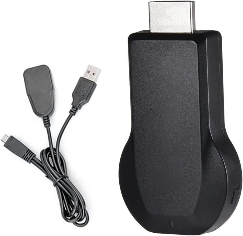 أداة عرض لاسلكية Anycast M2 HD108P 4K - مستقبل انعكاس الشاشة المحمول عبر WiFi بمواصفة Miracast - دونغل لشاشات التلفزيون والأجهزة العروضية لمنصات iOS و Android
