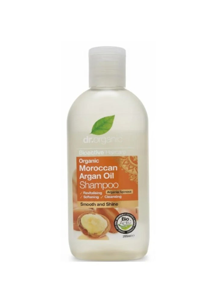 Organic Shampoo with Moroccan Argan Oil, Softening and Shining Hair Shampoo - 265 ml