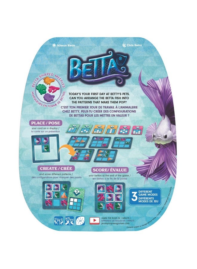 Synapses Games | Betta | Strategy Board Game | Tile Placement Puzzle | 1 to 5 Players | 20 Minutes | Ages 8+ - Image 3