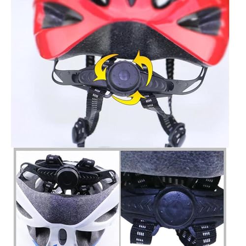 FABSPORTS Light Weight Bicycle/Bike Helmet with Flexible Padding for Kids and Adults, Adjustable Size, for Road & Mountain Cycling/Skating, Red - Image 4