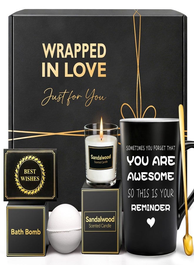 Eletorot Birthday Gifts for Women Men: Unique Black Self Care Spa Relaxation Basket Set, Christmas, Valentines Day for Her Him Coworker Friend Teacher, Fathers Day for Dad Husband Grandpa Brother Boyfriend - Image 1