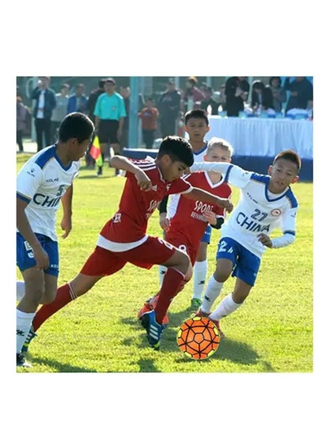 روك بو جلد ناعم للأطفال قابل للنفخ رقم 2 كرة قدم 13 سم - Image 2