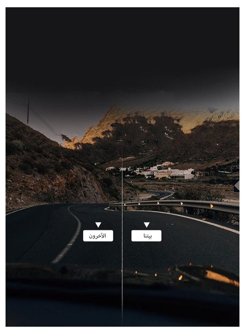 إج كاميرا سيارة 4K أمامية وكاميرا خلفية1080p بطاقة ذاكرة 128GB، كاميرا داش ثلاثية القنوات  360° FHD، بحجم 3.0 بوصة IPS،   وزاوية واسعة ورؤية ليلية | مستشعر حركة|  حساس جهد G وسجل متواصل | WDR |  تطبيق تحكم - Image 5