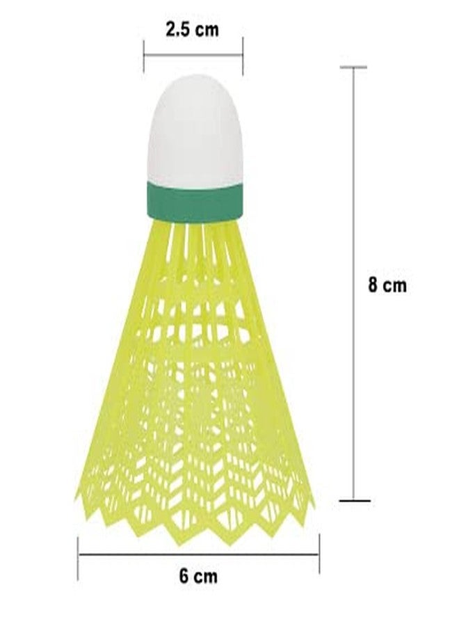 Mahi Enterprise Badminton Nylon Shuttlecock with Heavy Cork with Excellent Flite, Kids Beginner's Practice Shuttle Cocks Set of 6 Piece - Image 5