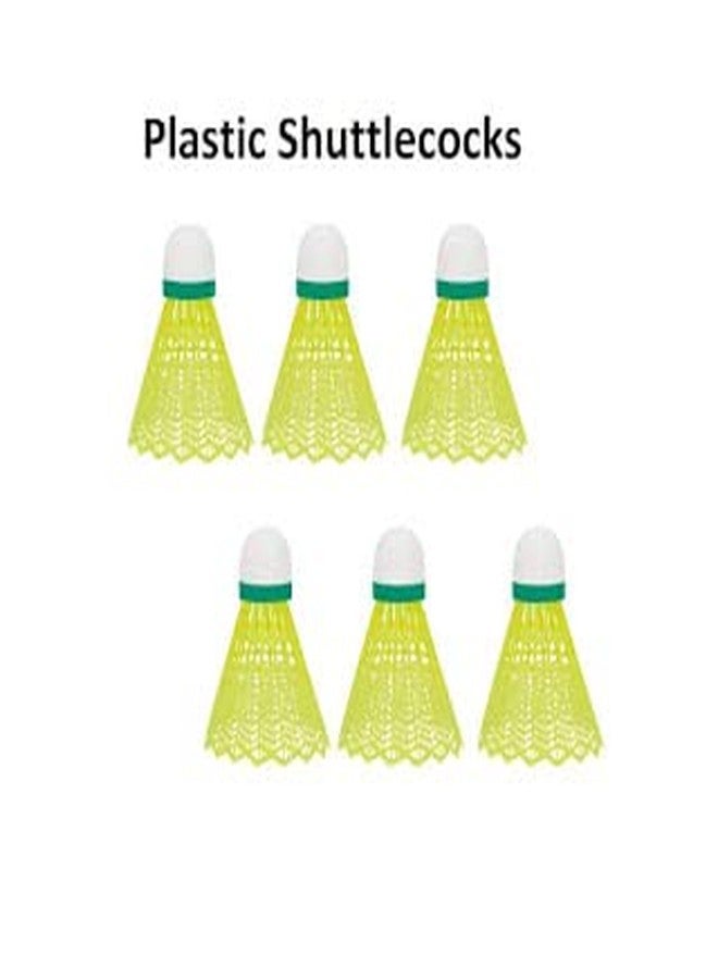 Mahi Enterprise Badminton Nylon Shuttlecock with Heavy Cork with Excellent Flite, Kids Beginner's Practice Shuttle Cocks Set of 6 Piece - Image 2