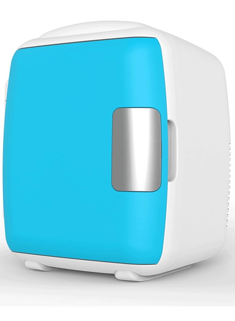 DubaiGallery 4L Mini Refrigerator for Car Home Office, Electric Cooler/Warmer 6 Cans Portable Fridge - Food Grade Material, Energy-Saving, Low Noise Insulation for Drinks Cosmetics Medical and Milk  - Image 3