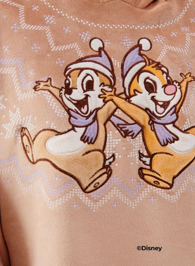 UNDIZ Chip'n dale velvet sweatshirt