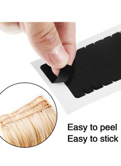 Blulu Blulu 360 Pieces Hair Extension Tape Tabs Bulk Double Sided Tape in Extension Replacement Adhesive Wig Tape Adhesive Hair Extension Tapes Beauty Tool for Hair Extensions Wigs Supplies(Black)  - Image 5