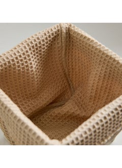 Home Box Bella Toast Waffle Small Square Basket - 9x9x10 cm  - Image 3