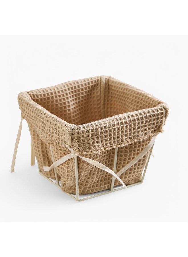 Home Box - Bella Toast Waffle Small Square Basket - 9x9x10 cm - Image 1