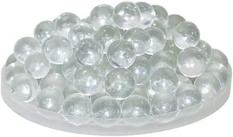 Sluswallow 20 Pcs 10mm Clear Glass Marbles Solid Marble Beads Marbles Games Bouncing Ball Pinball Machine for Vase Fish Tank Filler Home Decor, Dice and Marble Games, Sports and Outdoor Play, Decorations - Image 2