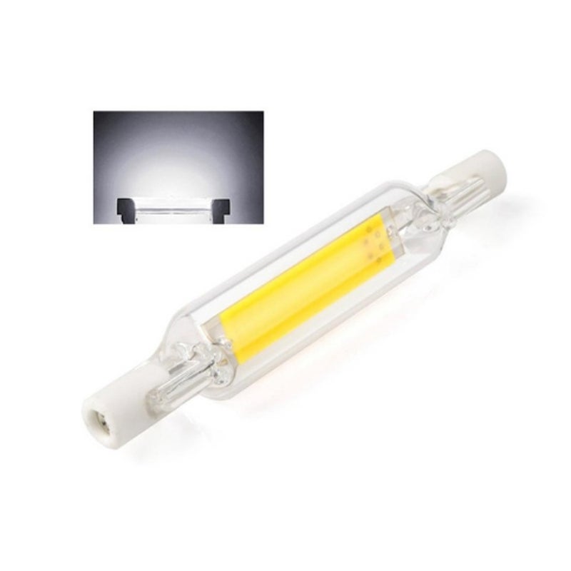Glass Tube R7S COB Light-emitting Diode Bulb 78mm 5W Cold White AC110V Replace Halogen Lamp - Image 5
