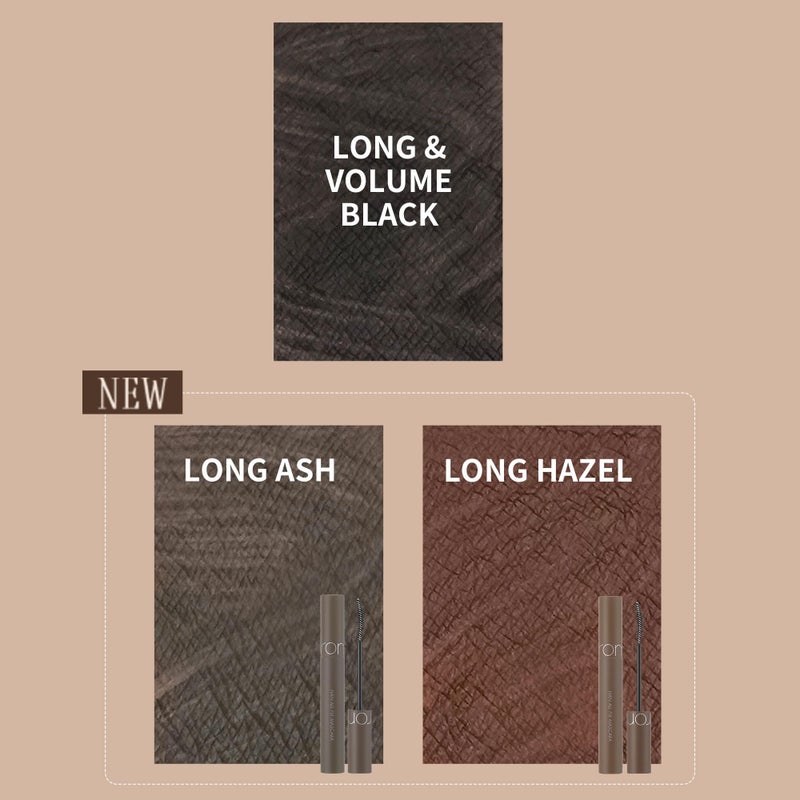 rom&nd HAN ALL FIX MASCARA V01 Volume Black | K-Beauty Holy Grail | Extreme Waterproof, Smudge-Proof & Curl-Fixing for Falsie-Like Lift & All-Day Wear - Image 4
