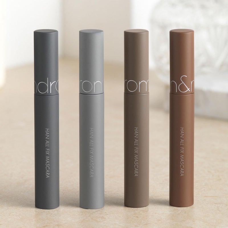rom&nd HAN ALL FIX MASCARA V01 Volume Black | K-Beauty Holy Grail | Extreme Waterproof, Smudge-Proof & Curl-Fixing for Falsie-Like Lift & All-Day Wear - Image 2