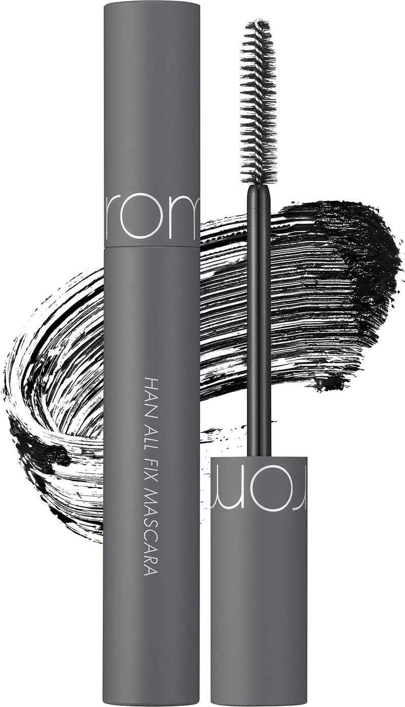 rom&nd HAN ALL FIX MASCARA V01 Volume Black | K-Beauty Holy Grail | Extreme Waterproof, Smudge-Proof & Curl-Fixing for Falsie-Like Lift & All-Day Wear - Image 1
