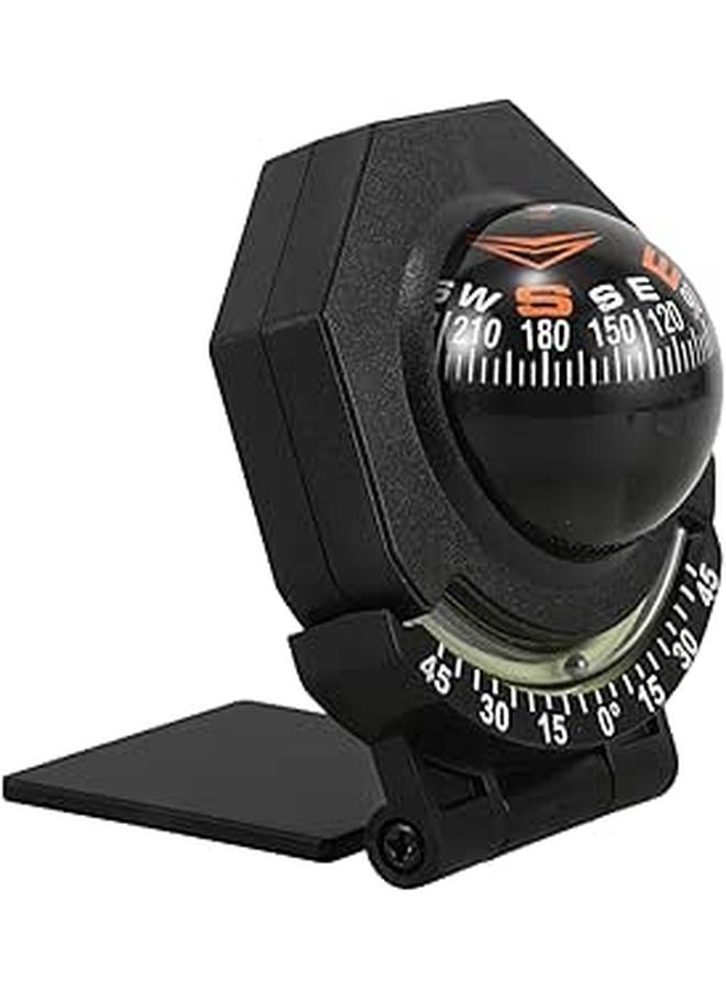 Luminous Folding Compass Ball Dashboard Mount for Off Road Vehicle Boat Marine Truck Hiking - Image 1