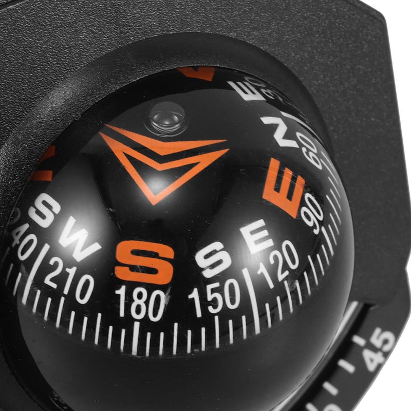 Luminous Folding Compass Ball Dashboard Mount for Off Road Vehicle Boat Marine Truck Hiking - Image 4