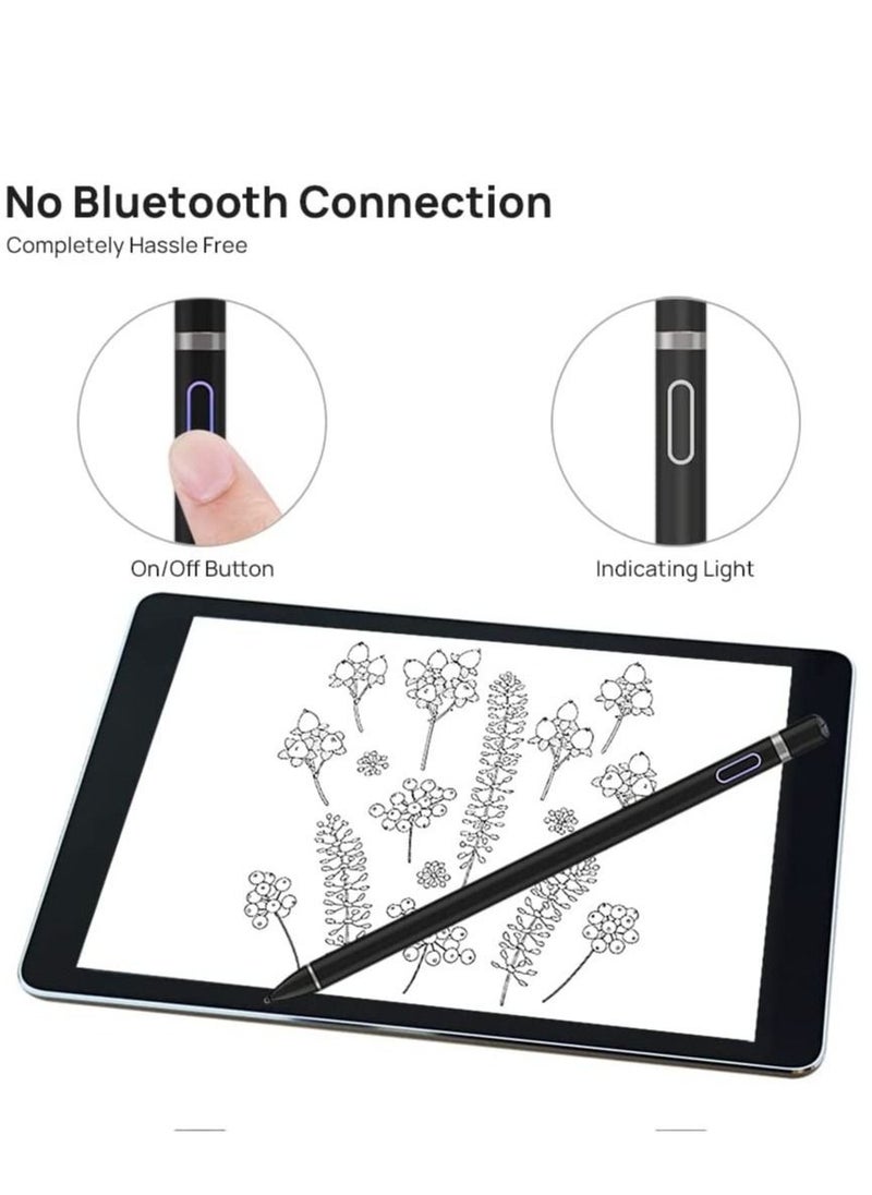 ELTRAZONE - Stylus Pen for iPad Apple Pencil for iPad 9/8/7/6/5/4/3/2 Pro 12.9/11/10.5/9.7 Air 5/4/3/2 Mini 6/5/4 Alternative 2nd 1st Generation Stylus Pens for Touch Screens - Image 1