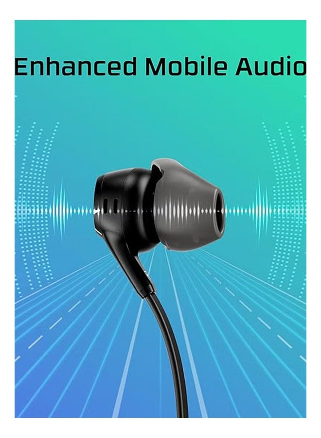 هايبركس سماعات الأذن HyperX Cloud Earbuds II المخصصة للألعاب والمزودة بميكروفون - مقبس 3.5 مم، خفيفة الوزن ومتينة لألعاب FPS على الهواتف المحمولة وأجهزة الكمبيوتر، مثالية للاعبين PUBG وCSGO - أسود - Image 3