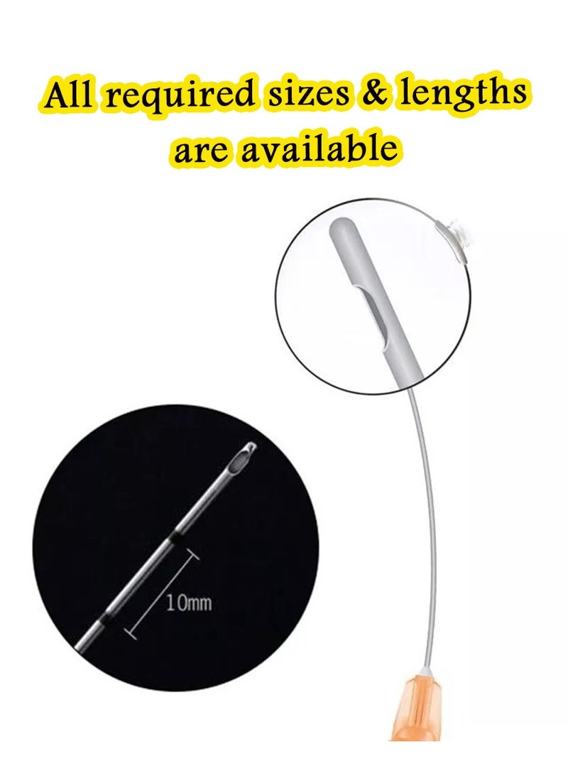 Fine Micro Filler Cannula 22G – For Precise Placing of Viscous Filler – High Pure Grade Stainless Steel – Variety of Gauge Sizes with Multiple Lengths. - Image 3