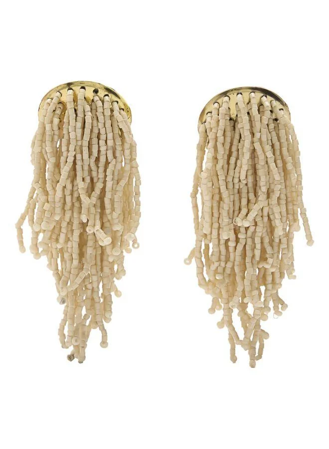 PARFOIS Long Earrings With Beads